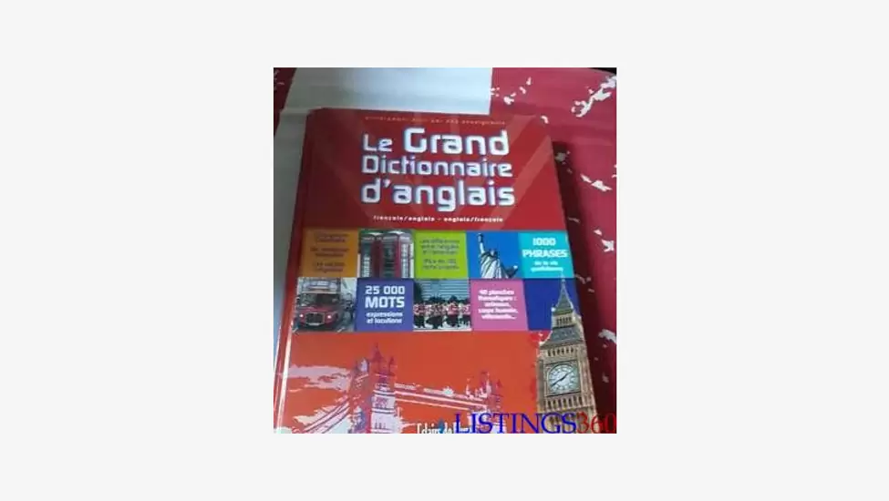 1,000 Fr Dictionnaire Français / Anglais Et Anglais / Français